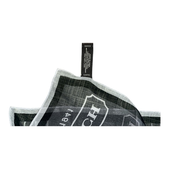 Rare Vintage Coach Silk Scarf 🧣 11” X 60” Ombre - Picture 3 of 8